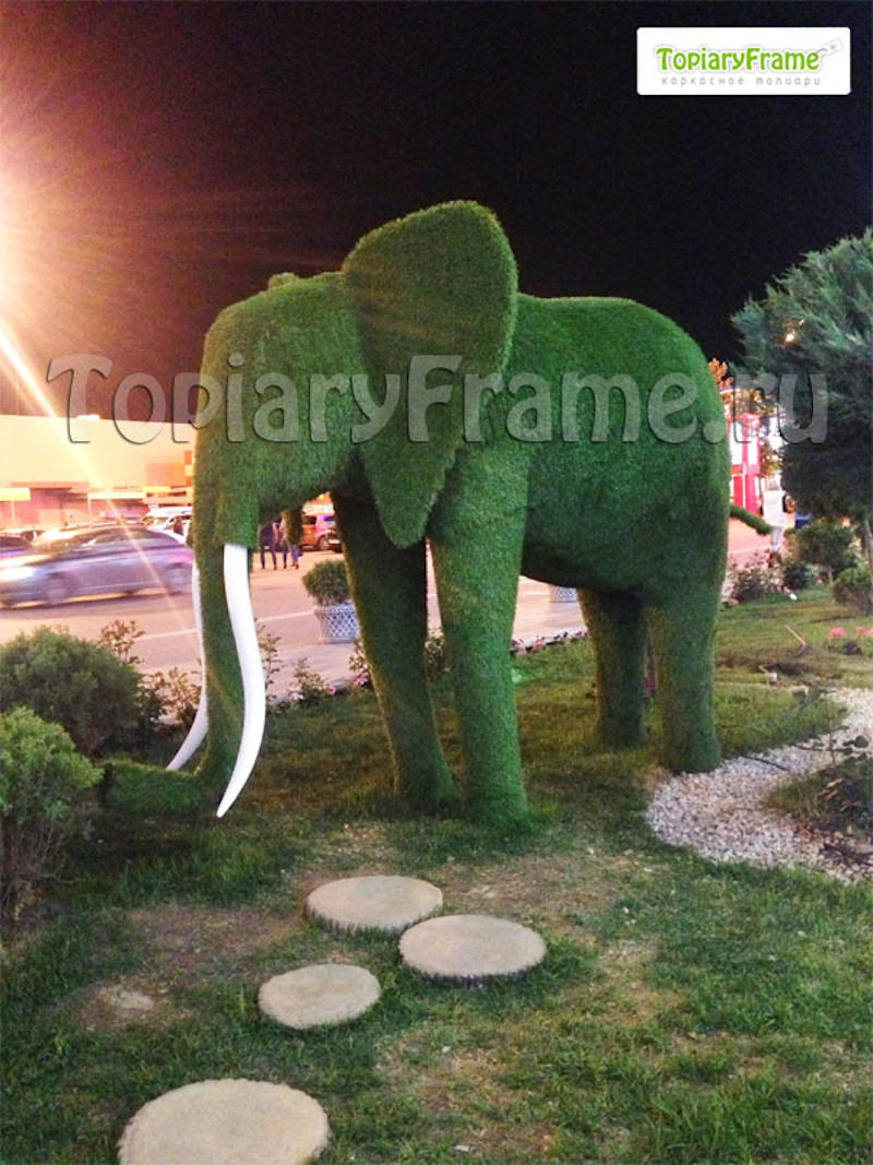Топиарий фигура слона